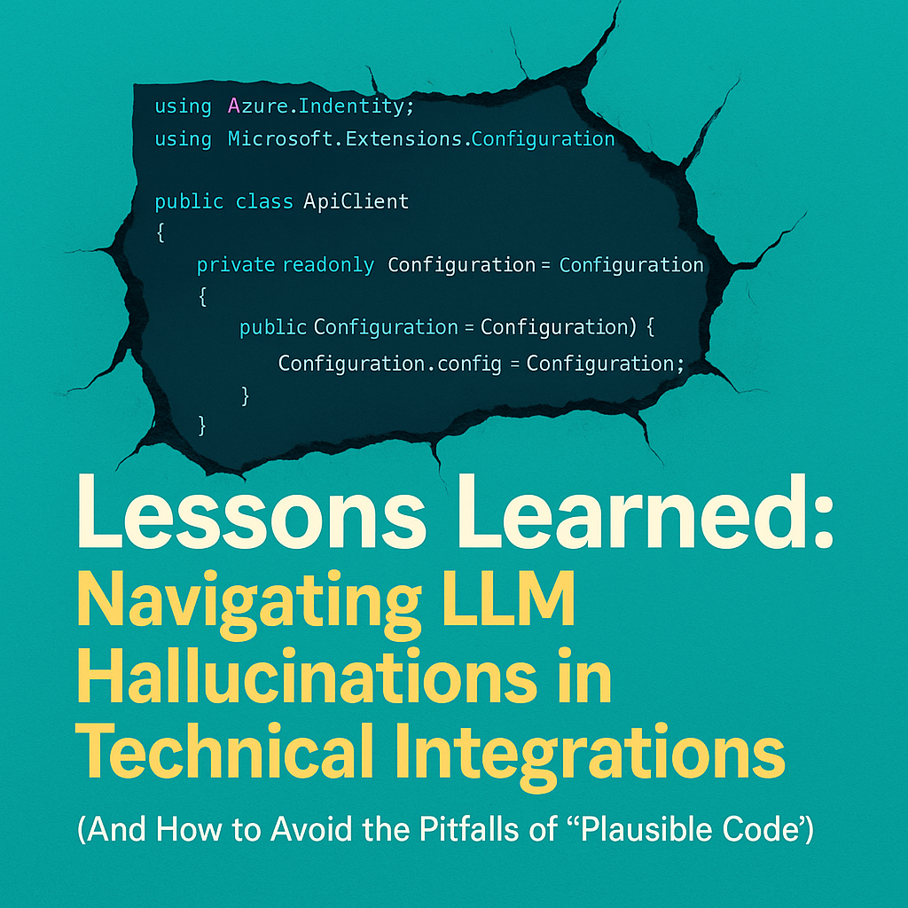 Lessons Learned: Navigating LLM Hallucinations in Technical Integrations