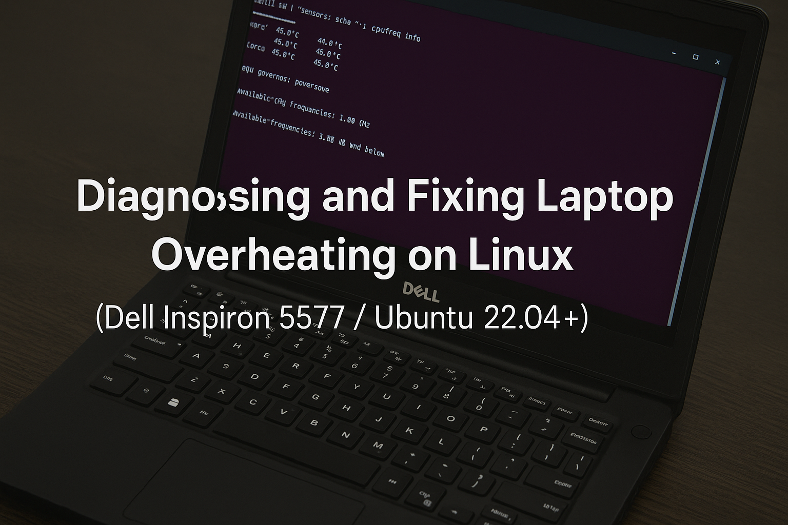 Diagnosing and Fixing Laptop Overheating in Linux: A Systematic Guide